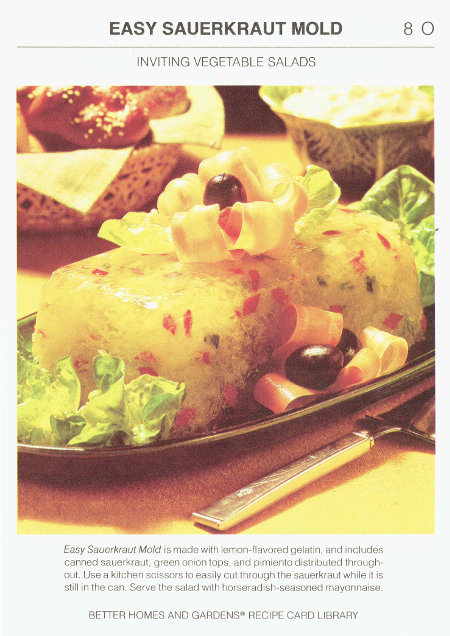 Easy Sauerkraut Mold 2