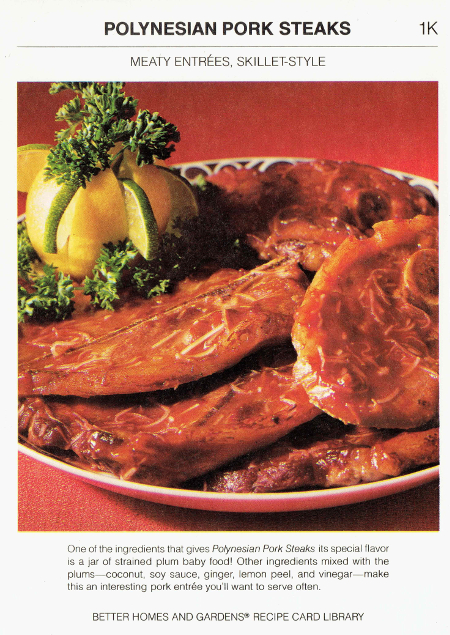 Polynesian Pork Steaks 2